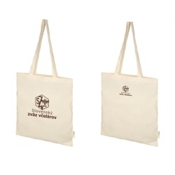 Nákupná taška z organickej bavlny s logom SZV